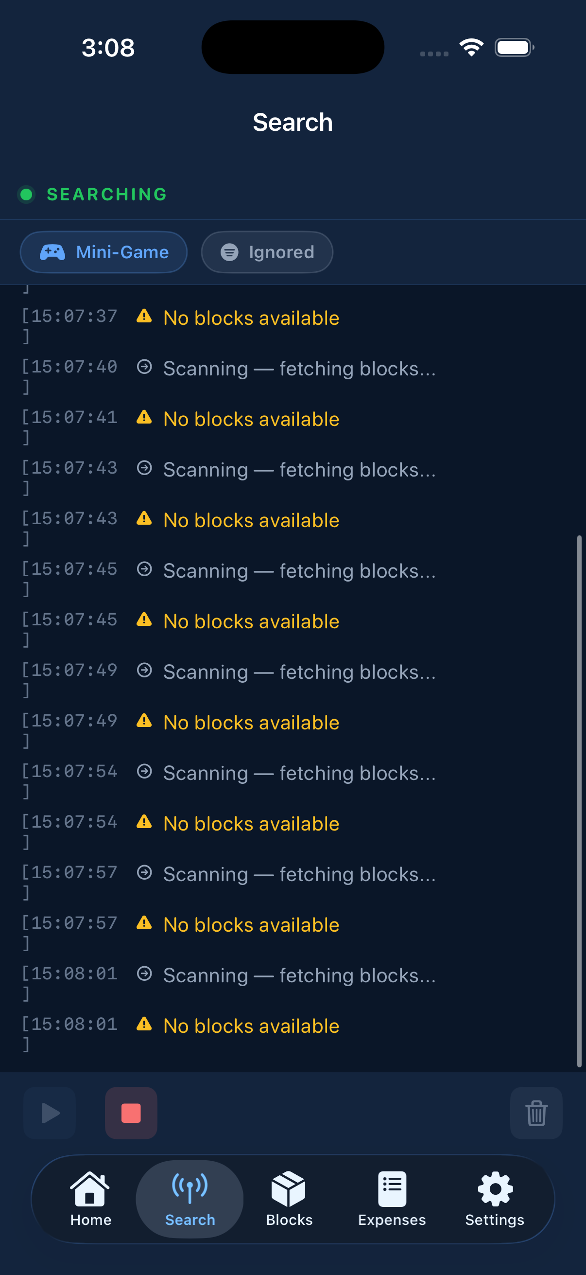 Block Catcher